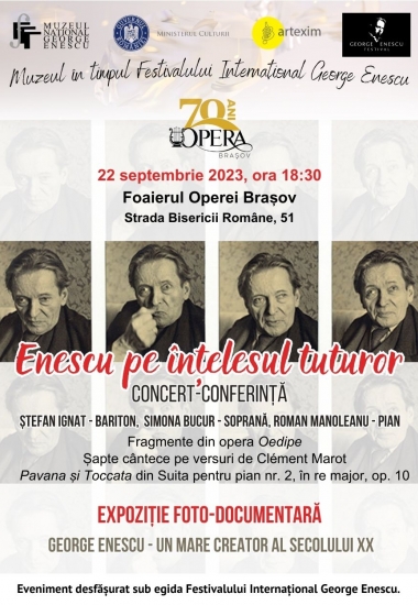 Concert-Conferință Enescu pe înțelesul tuturor